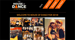 Desktop Screenshot of houseofdancetas.com